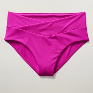 Athleta HIGH WAIST CROSSOVER BIKINI BOTTOM NWT